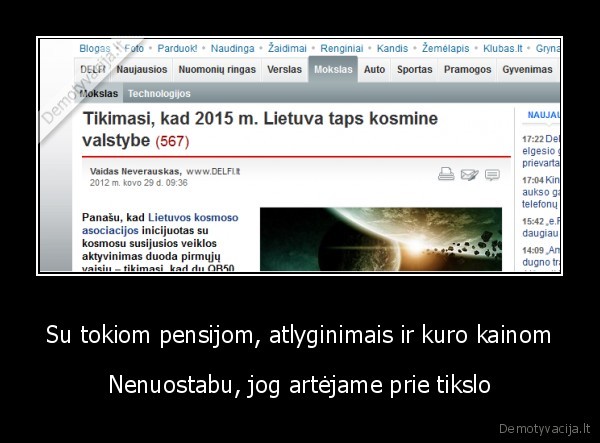 pensijos, pensija, atlyginimai, kaina, kuras, benzinas, kosmosas