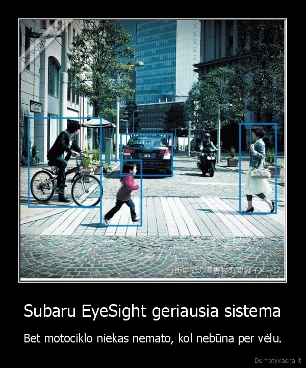 Subaru EyeSight geriausia sistema