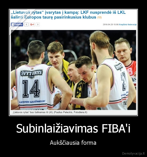 fiba,nesamone,lietuvos, rytas