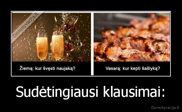 klausimai,vasara,ziema