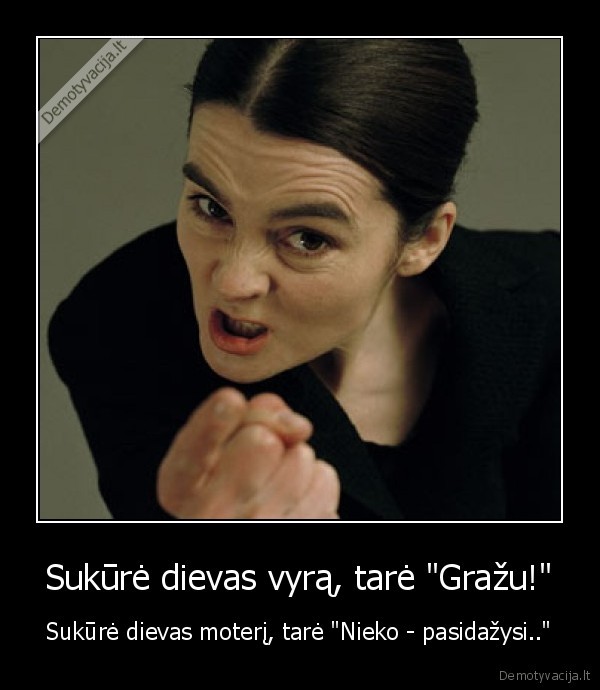 dievas, sukure, moteri, vyra, grazu, pasidazysi