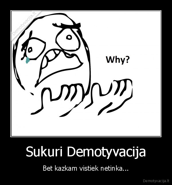 Sukuri Demotyvacija