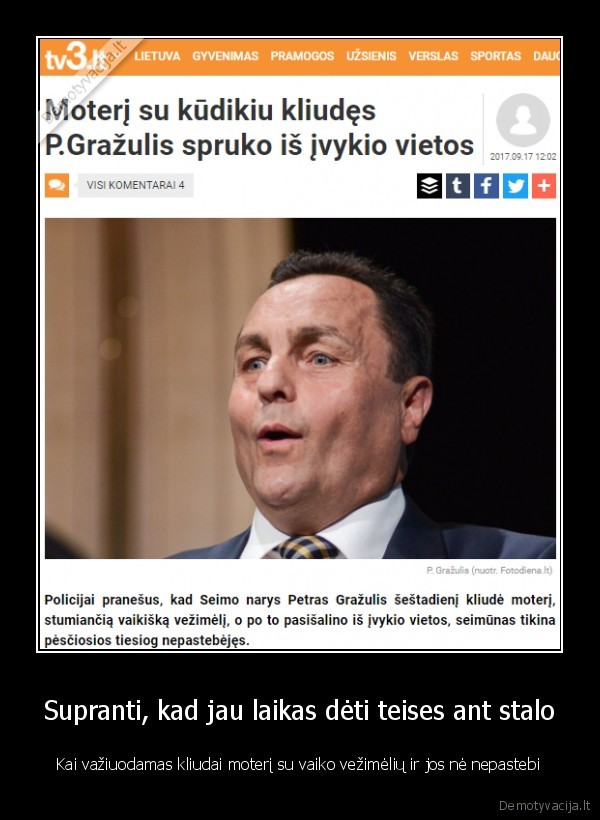 grazulis,avarija