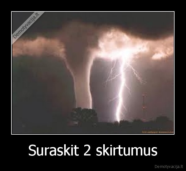 Suraskit 2 skirtumus
