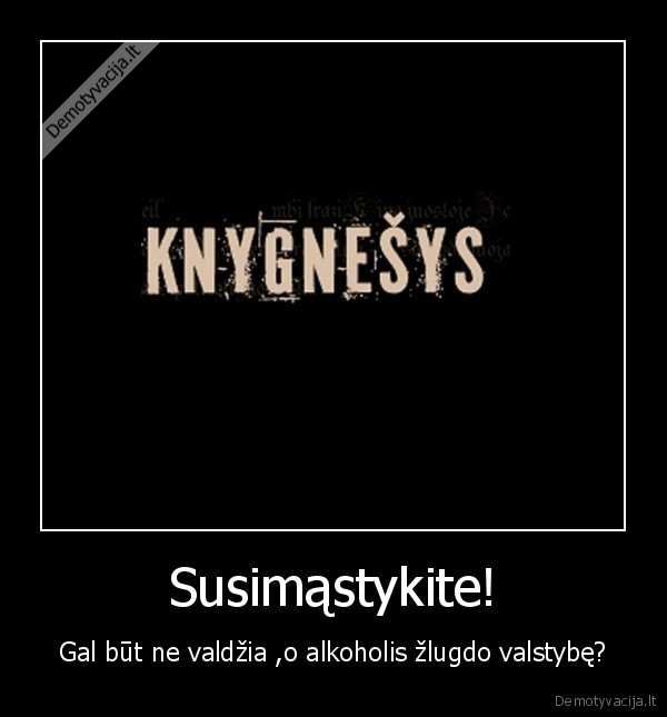 Susimąstykite!