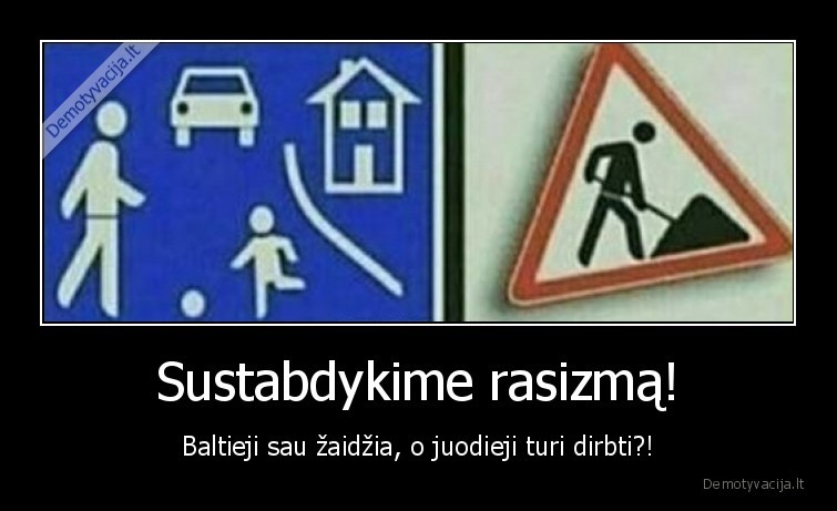 zenklai,rasizmas,lietuva
