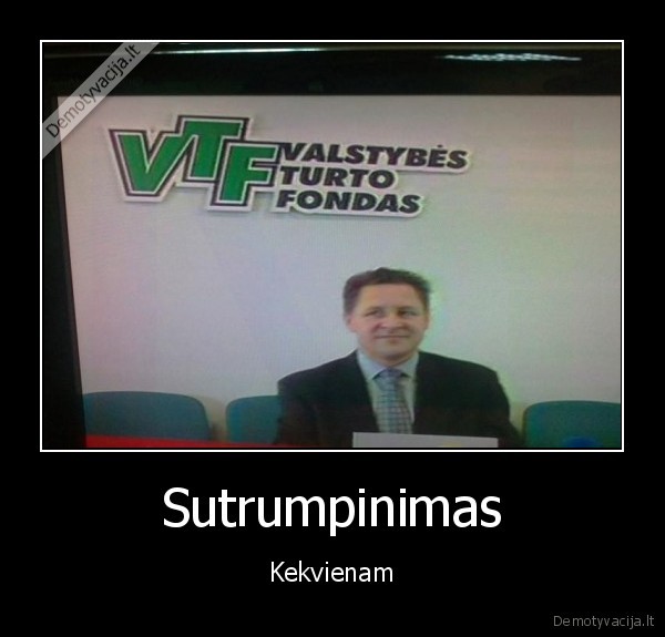 sutrumpinimas,kekvienam