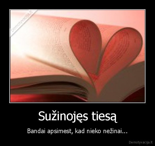 Sužinojęs tiesą