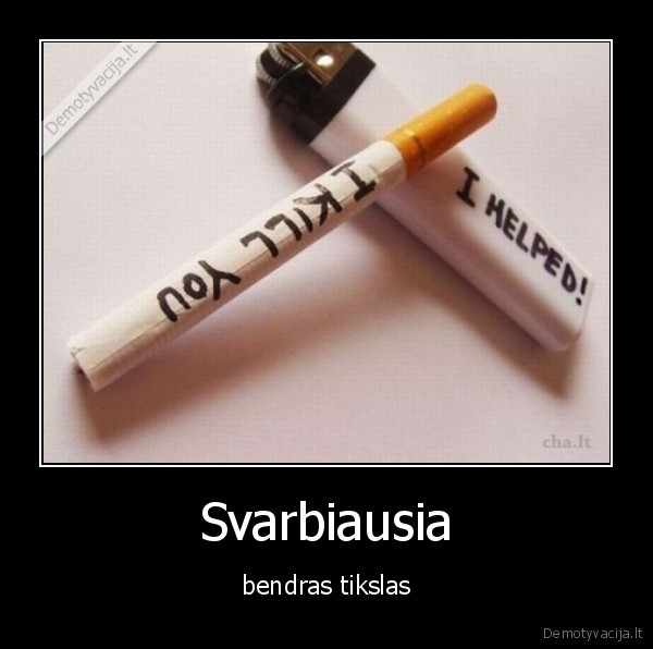 Svarbiausia
