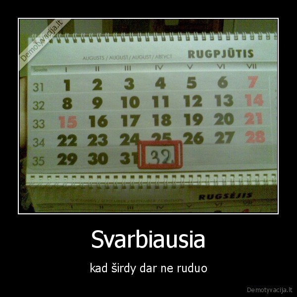 Svarbiausia