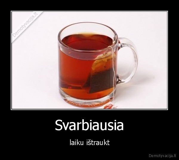 istraukti,arbata