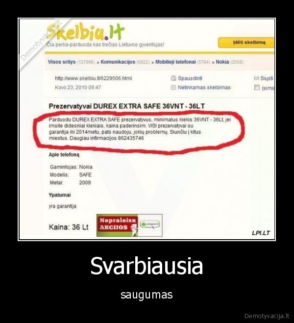 prezervatyvai,saugumas