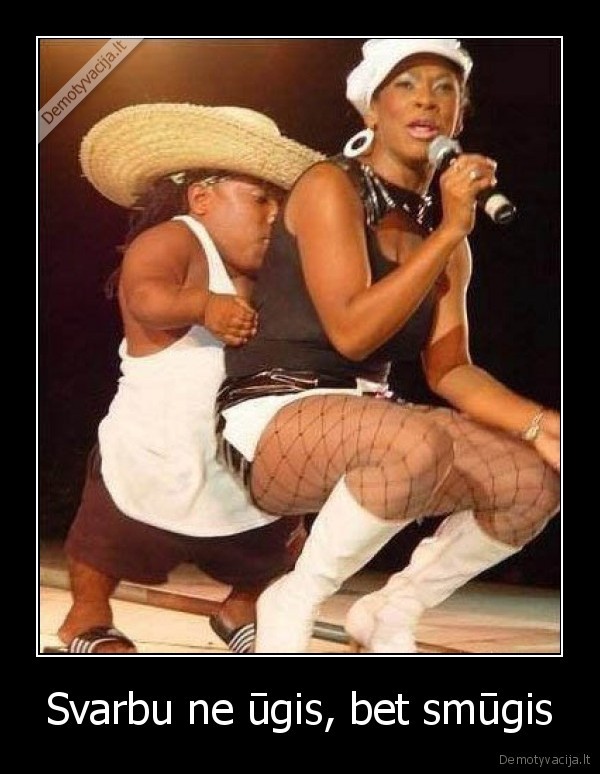 Svarbu ne ūgis, bet smūgis