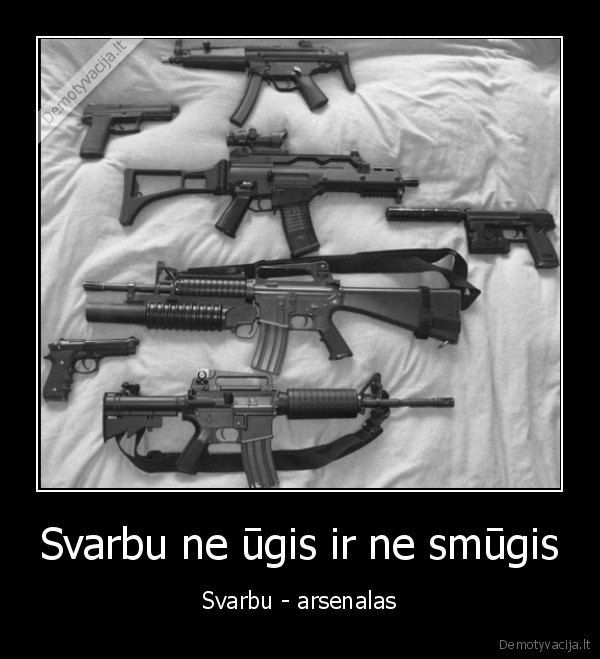ginklai,ugis
