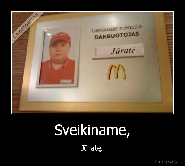 Sveikiname,