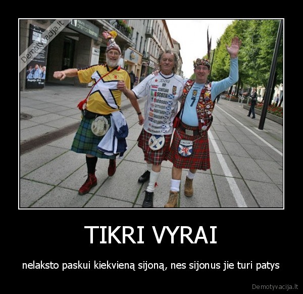 TIKRI VYRAI