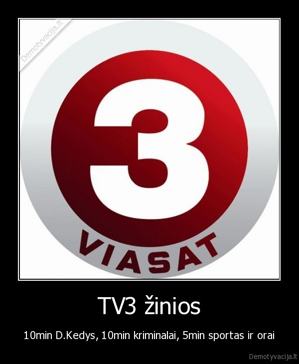tv3, zinios, d.kedys