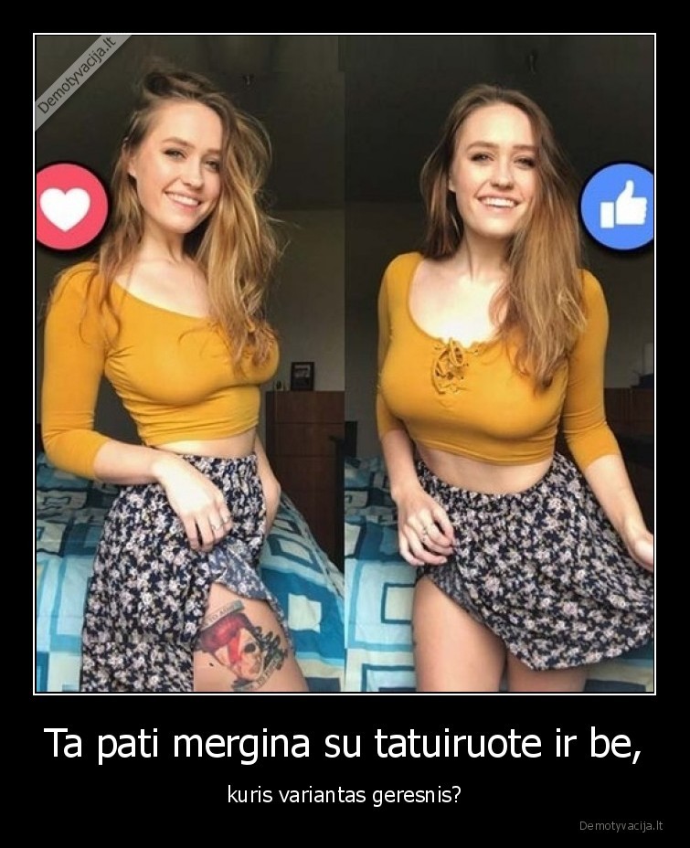 mergina,tatuiruote