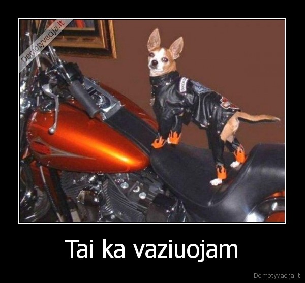 Tai ka vaziuojam