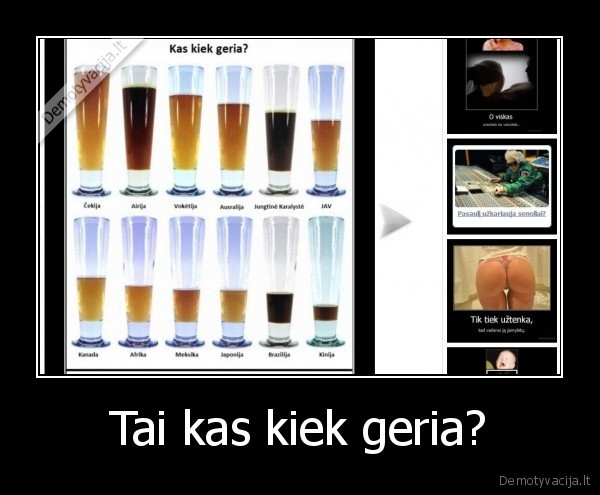 Tai kas kiek geria?