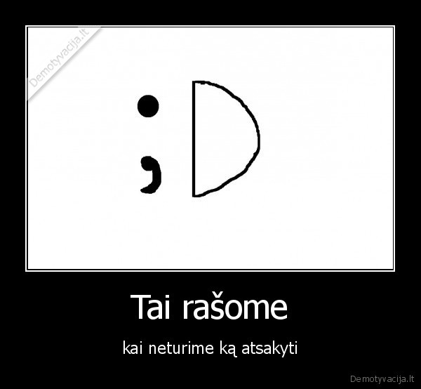 Tai rašome