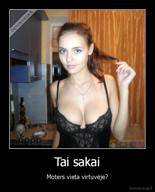 seksuali, mergina,moteris, virtuveje