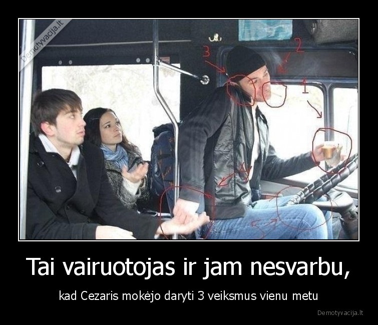 cezaris,vairuotojas,veiksmai,vairuoti