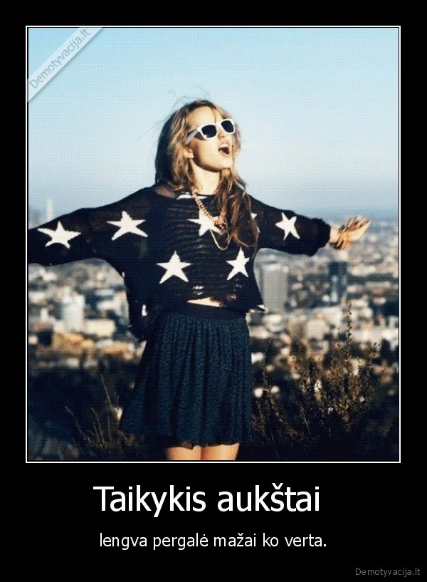 Taikykis aukštai 