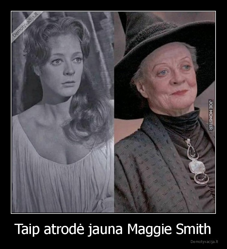 jauna,maggie,smith,aktore,haris, poteris