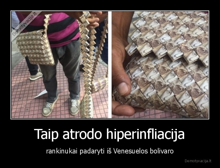 venesuela,venesuelos, bolivaras,hiperinfliacija,infliacija