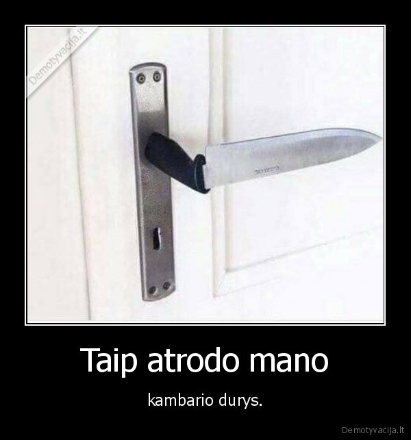 kambarys,durys,rankena