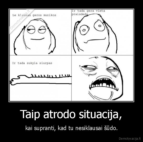 Taip atrodo situacija,