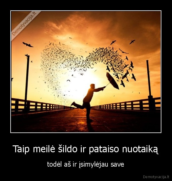 Taip meilė šildo ir pataiso nuotaiką