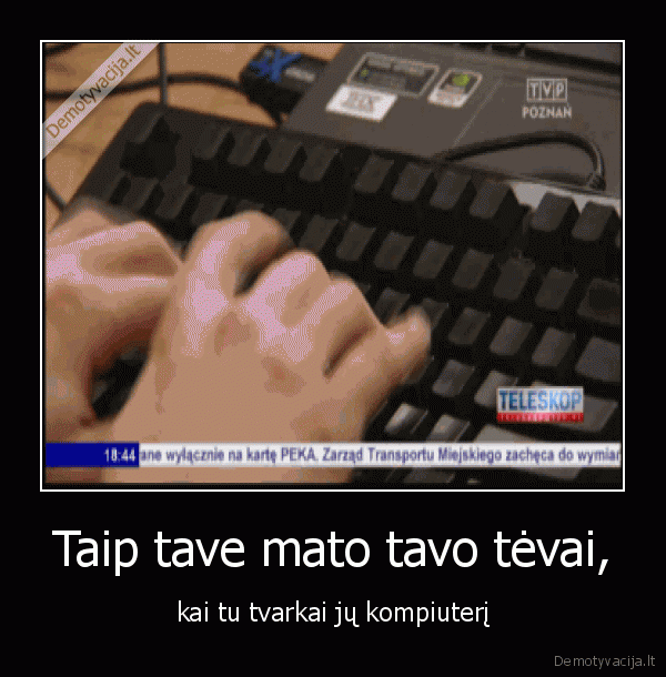 kompiuterio, tvarkymas