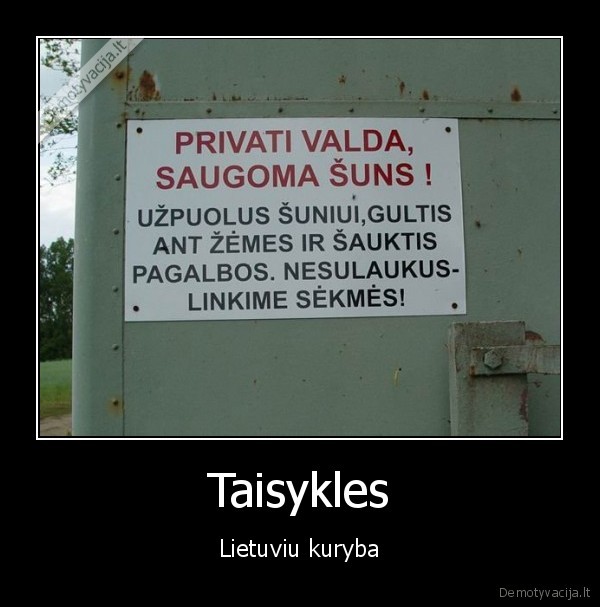 lietuviu, taisykles, 