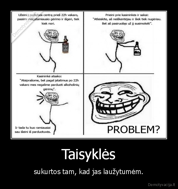 Taisyklės