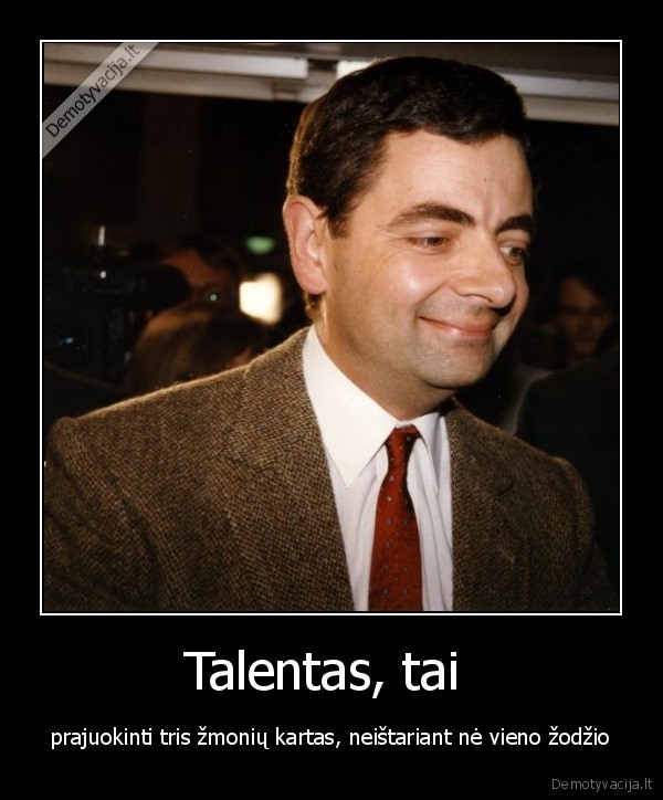 Talentas, tai 