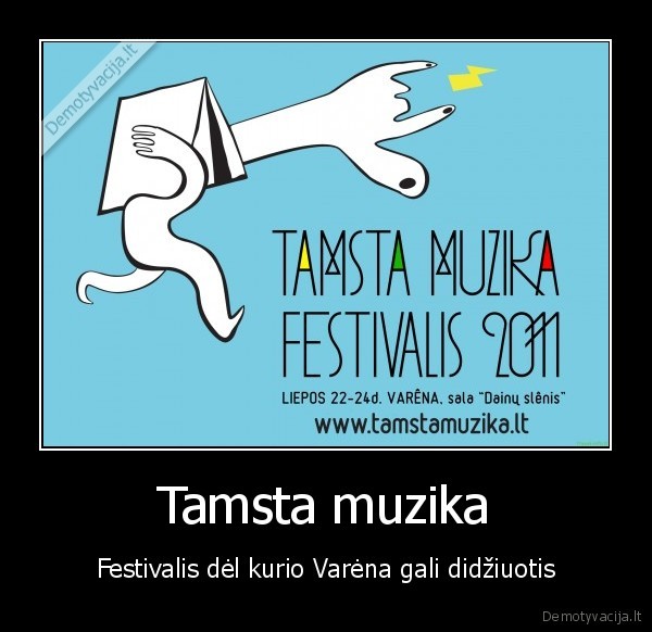tamsta, muzika