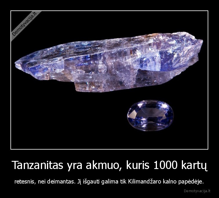 tanzanitas,retas, akmuo,deimantas,faktai,idomybes
