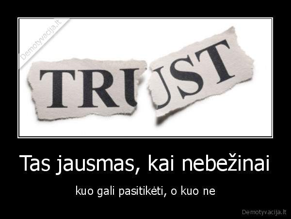 pasitikejimas