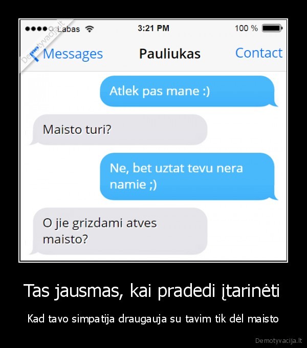 maistas,simpatija