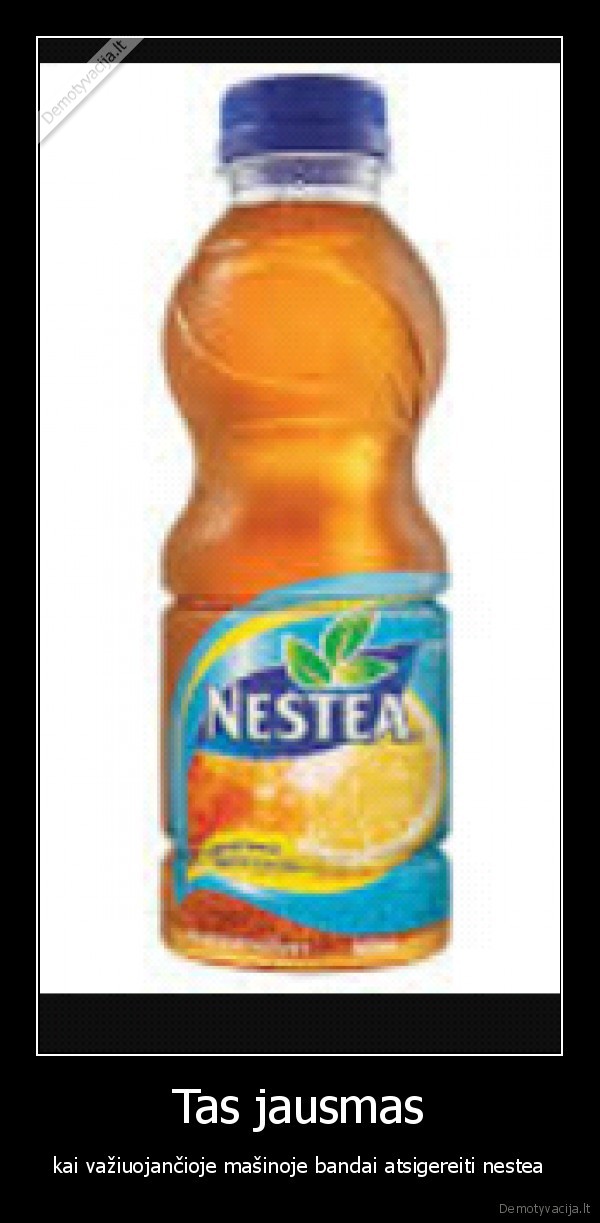 nestea, salta, arbata, masina, atsigerti, bandai