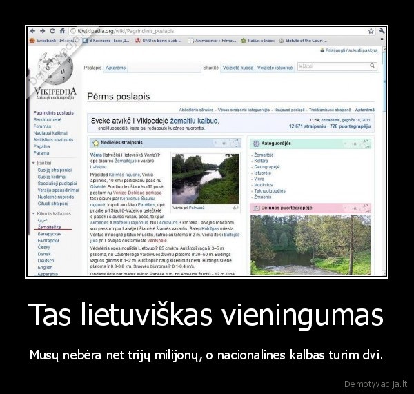 Tas lietuviškas vieningumas