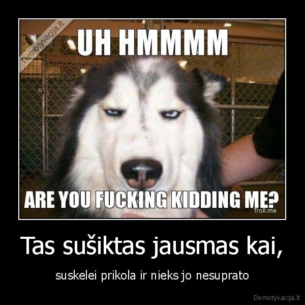 Tas sušiktas jausmas kai,