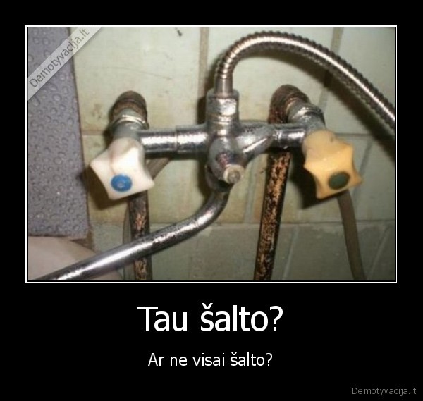 Tau šalto?