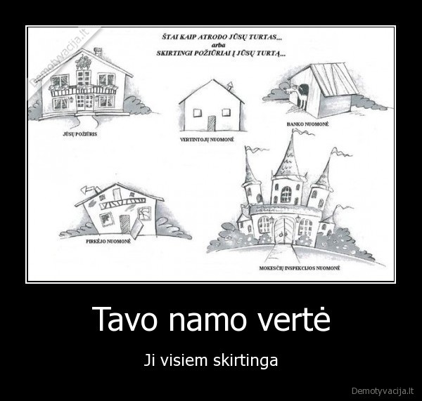 Tavo namo vertė