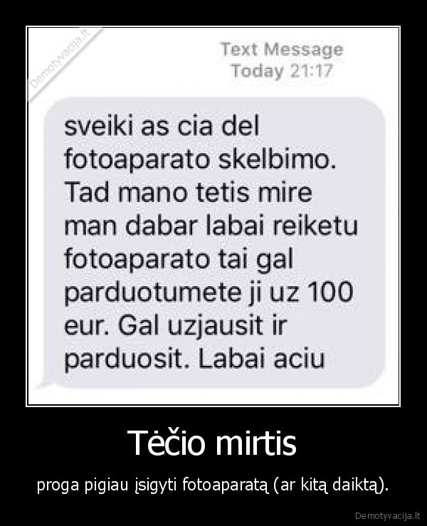 mirtis,tetis,nuolaidos,derybos