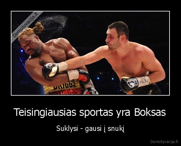 Teisingiausias sportas yra Boksas