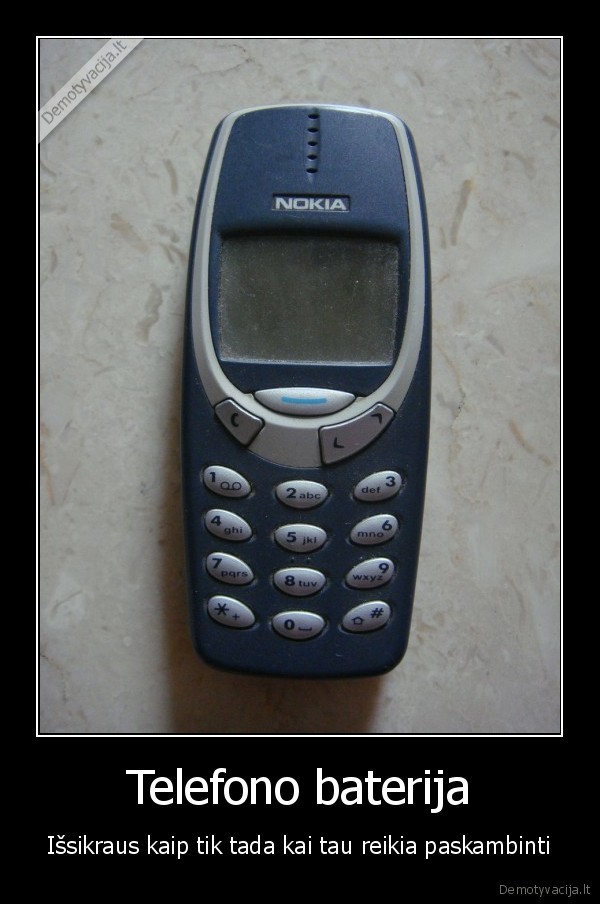 telefono, baterijos
