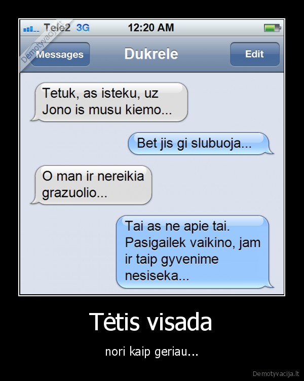 tetis,dukra,isteka,slubuoja,pasigaileti